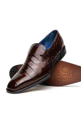 Belvedere Genova Alligator Loafer-AmbrogioShoes