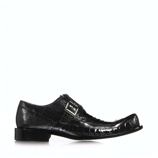 Belvedere Hunter Ostrich & Leather Single Monk Strap-AmbrogioShoes