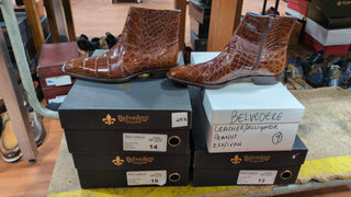 Belvedere Ivan Alligator Boot (253)-AmbrogioShoes