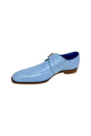 Belvedere Josh 114011 Ostrich Skin Split-Toe Monk Strap (BV3140)-AmbrogioShoes