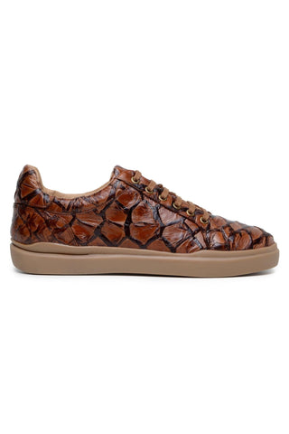 Belvedere Kingstone BR02 Pirarucu Lace-Up Casual Sneaker (BV3186)