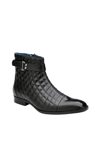 Belvedere Libero Ostrich & Leather Boots-AmbrogioShoes