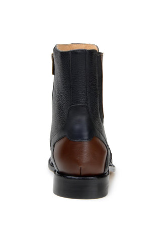 Belvedere Lima BR04 Exotic Pirarucu / Leather Zipper Boot (BV3195)-AmbrogioShoes