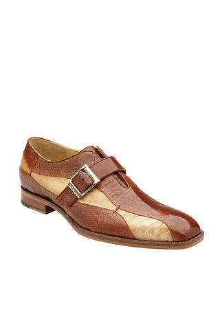 Belvedere Marte Ostrich Single Monk-Strap-AmbrogioShoes
