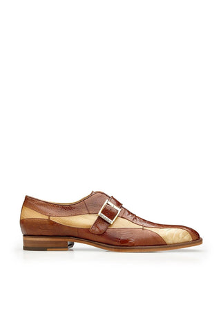 Belvedere Marte Ostrich Single Monk-Strap-AmbrogioShoes