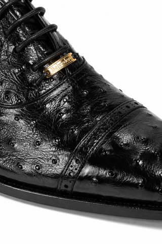 Belvedere Mauro Ostrich Oxford (175-178)-AmbrogioShoes