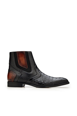 Belvedere Monte Crocodile & Leather Boot-AmbrogioShoes
