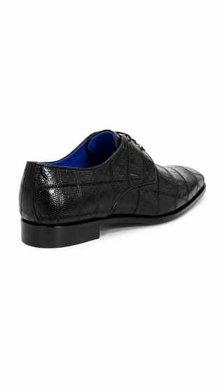 Belvedere R160 Amico Ostrich Patchwork Derby-AmbrogioShoes