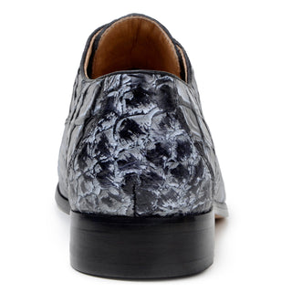 Belvedere Renzo BR01 Men's Shoes Exotic Pirarucu Lace-Up Derby (BV3185)-AmbrogioShoes