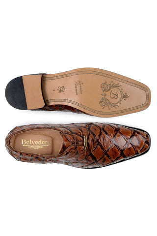 Belvedere Renzo BR01 Pirarucu Derby-AmbrogioShoes