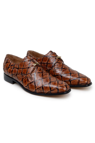 Belvedere Renzo BR01 Pirarucu Derby-AmbrogioShoes