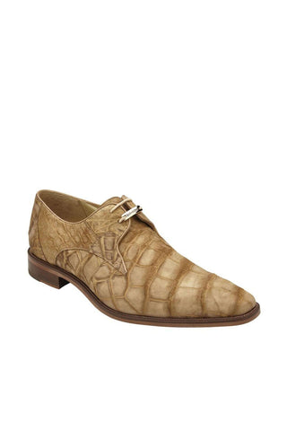 Belvedere Rome Alligator Suede Derby-AmbrogioShoes