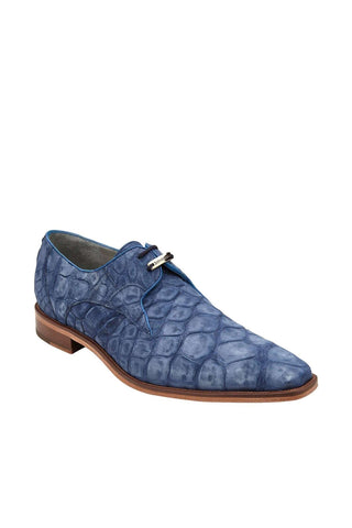 Belvedere Rome Alligator Suede Derby-AmbrogioShoes