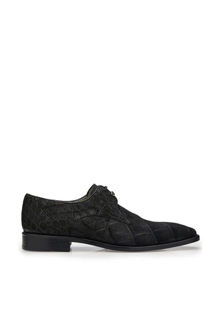 Belvedere Rome Alligator Suede Derby-AmbrogioShoes
