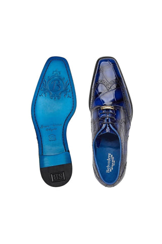 Belvedere Santo Alligator Derby-AmbrogioShoes