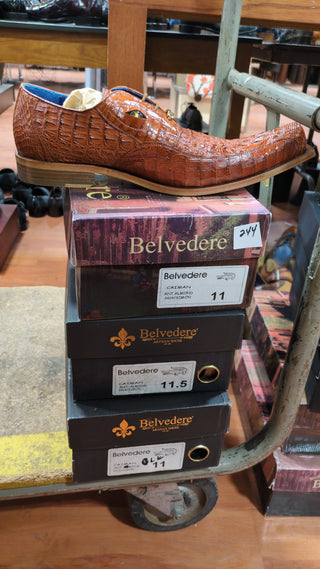 Belvedere Simon Crocodile Oxford (244)-AmbrogioShoes