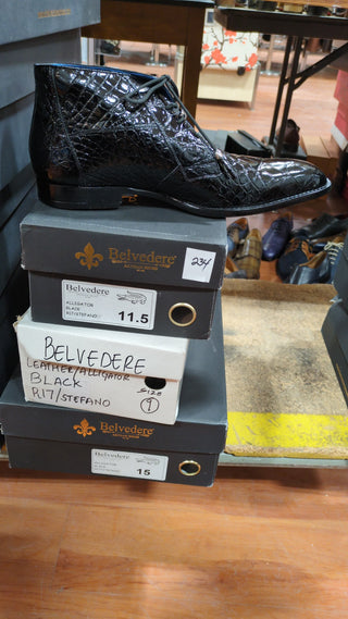 Belvedere Stefano Alligator Chukka Boot (233-234)-AmbrogioShoes