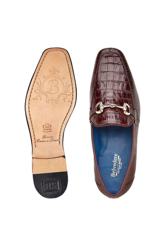 Belvedere Udine Crocodile & Lizard Loafer-AmbrogioShoes