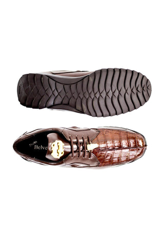 Belvedere Vasco Hornback & Leather Sneakers-AmbrogioShoes