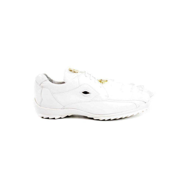 Belvedere Vasco Mens Black Genuine Hornback Crocodile & Soft Calf Sneakers main image 1