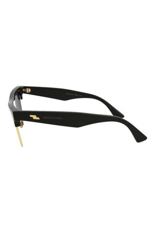 Bottega Veneta BV1003S Black/Matte Endura Gold Sunglasses-AmbrogioShoes