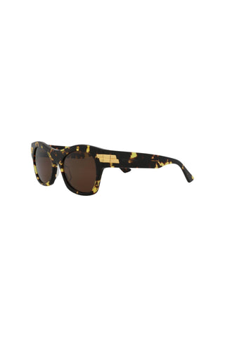 Bottega Veneta BV1103S Spotted Havana Sunglasses-AmbrogioShoes