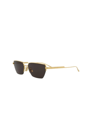 Bottega Veneta BV1107S Gold Sunglasses-AmbrogioShoes