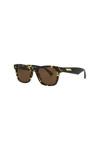 Bottega Veneta BV1120S Spotted Havana Sunglasses-AmbrogioShoes