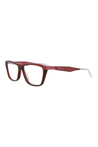 Bottega Veneta BV1133O Transparent Varnished Burgundy/Transparent Burgundy Eyeglasses-AmbrogioShoes