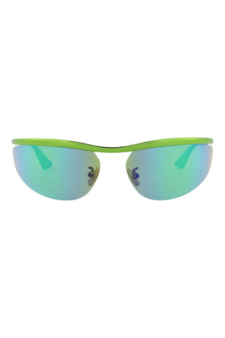 Bottega Veneta BV1174S Transparent Varnished Green Sunglasses-AmbrogioShoes