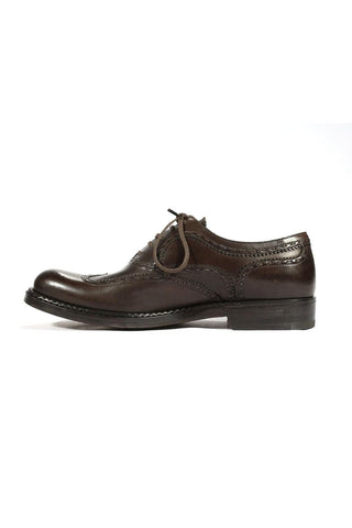 Bottega Veneta Men's Brown Leather Lace-Up Designer Shoes (BOT1501)