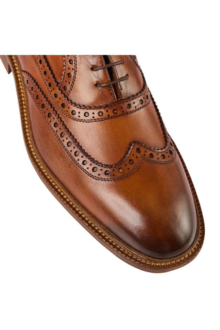 Bruno Magli Alfonso Calf-Skin Leather Wing-Tip Oxford (BM1021)-AmbrogioShoes