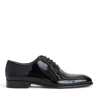 Bruno Magli Angelo Men's Shoes Patent Calf-Skin Leather Whole Cut Oxford (BM1096)-AmbrogioShoes