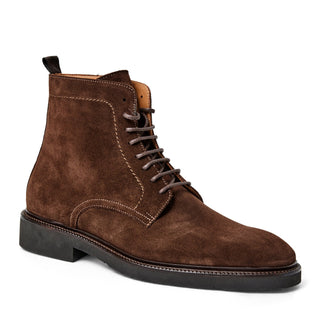 Bruno Magli Anthony Men's Shoes Suede Leather Derby Boot (BM1058)-AmbrogioShoes