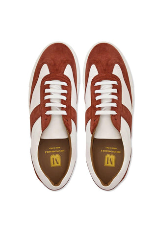 Bruno Magli Benito Suede & Calf-Skin Leather Sneaker(BM1083)-AmbrogioShoes