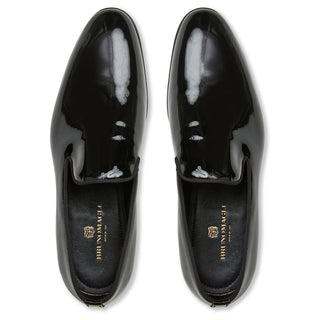 Bruno Magli Danilo Men's Shoes Whole-Cut Patent Calf-Skin Leather Loafer (BM1078)-AmbrogioShoes