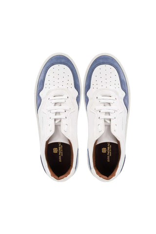 Bruno Magli Dezi Suede & Calf-Skin Leather Sneaker (BM1043)-AmbrogioShoes