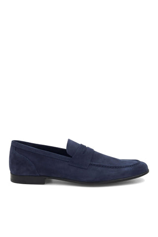 Bruno Magli Lastra Suede Unlined Slip-On Penny Loafer (BM1028)-AmbrogioShoes