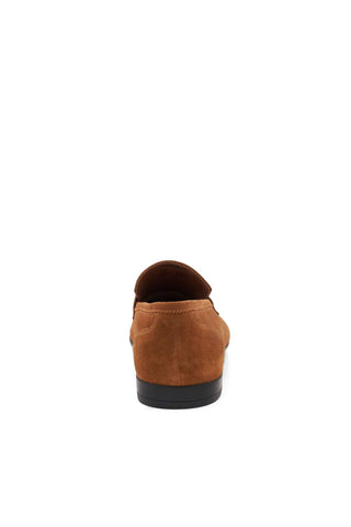 Bruno Magli Lastra Suede Unlined Slip-On Penny Loafer (BM1028)-AmbrogioShoes