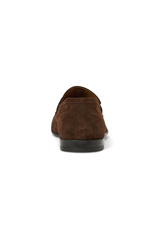 Bruno Magli Lastra Suede Unlined Slip-On Penny Loafer (BM1028)-AmbrogioShoes