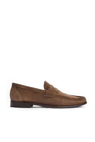 Bruno Magli Lombardo Suede Penny Loafer-AmbrogioShoes
