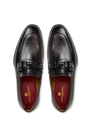 Bruno Magli Maioco Calf-Skin Leather Horse-Bit Loafer (BM1030)-AmbrogioShoes