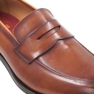 Bruno Magli Maioco Men's Shoes Nappa Leather Penny Loafer (BM1022)-AmbrogioShoes