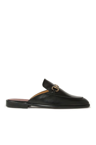 Bruno Magli Miami Leather Horse-Bit Slip-On Mule-AmbrogioShoes