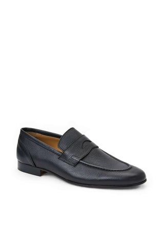 Bruno Magli Nathan Tumbled Leather Penny Loafer-AmbrogioShoes