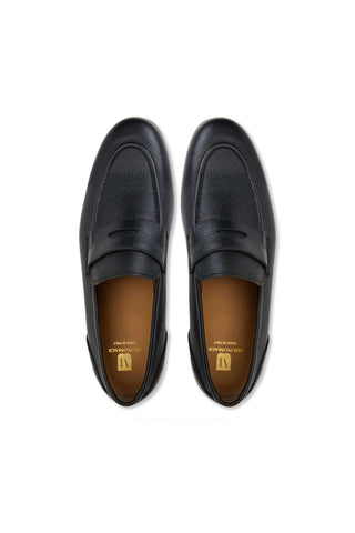 Bruno Magli Nathan Tumbled Leather Penny Loafer-AmbrogioShoes