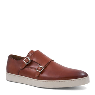 Bruno Magli Palestro Men's Shoes Calf-Skin Leather Double Monk-Strap Sneaker (BM1070)-AmbrogioShoes