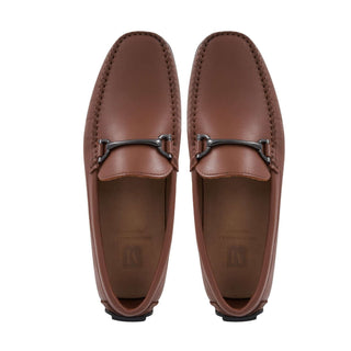 Bruno Magli Parker Supple Calf-Skin Leather Horse-Bit Loafer (BM1082)-AmbrogioShoes