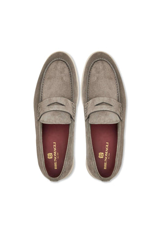 Bruno Magli Patrizio Suede Penny Loafer-AmbrogioShoes