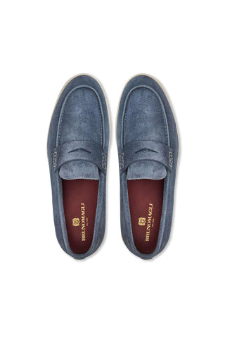 Bruno Magli Patrizio Suede Penny Loafer-AmbrogioShoes